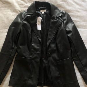 Topshop Faux Leather Jacket